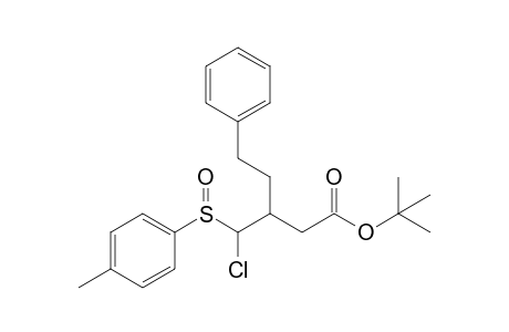 (-)-tert-Butyl 3-[chloro(p-tolylsulfinyl)methyl]-5-phenylpentanoate