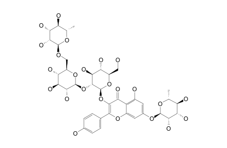 KAEMPFEROL-3-O-ALPHA-RHAMNOPYRANOSYL-(1->6)-BETA-GLUCOPYRANOSYL-(1->2)-BETA-GLUCOPYRANOSYL-7-O-ALPHA-RHAMNOPYRANOSIDE