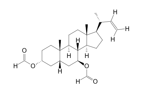 24-Nor-5β-chol-22-ene-3α,7β-diol, diformate