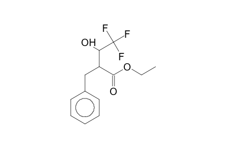 2-Benzyl-4,4,4-trifluoro-3-hydroxybutyric acid, ethyl ester