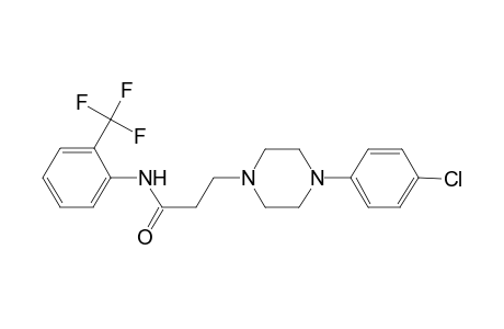 3-[4-(4-chlorophenyl)-1-piperazinyl]-N-[2-(trifluoromethyl)phenyl]propanamide