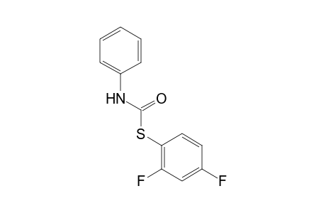 thiocarbanilic acid, S-(2,4-difluorophenyl)ester