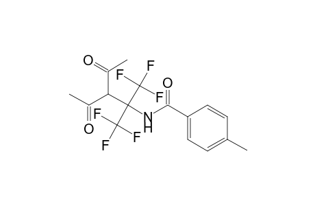 Benzamide, N-[2-acetyl-1,1-di(trifluoromethyl)-3-oxobutoxy]-4-methyl-