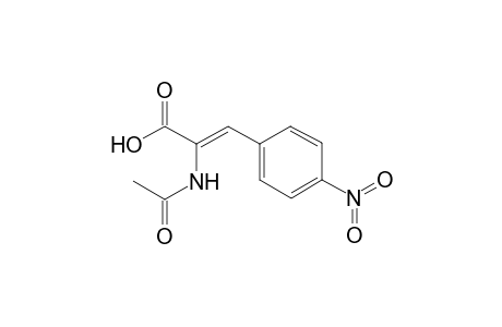 (Z)-2-acetamido-3-(4-nitrophenyl)-2-propenoic acid