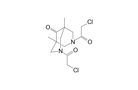 3,7-bis(chloroacetyl)-1,5-dimethyl-3,7-diazabicyclo[3.3.1]nonan-9-one