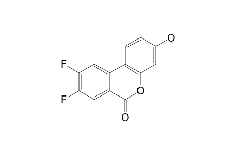 8,9-DIFLUORO-3-HYDROXY-6H-DIBENZO-[B,D]-PYRAN-6-ONE