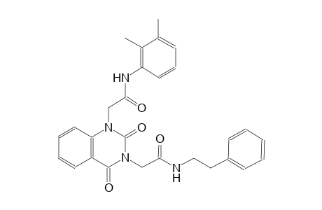 1,3-quinazolinediacetamide, N~1~-(2,3-dimethylphenyl)-1,2,3,4-tetrahydro-2,4-dioxo-N~3~-(2-phenylethyl)-