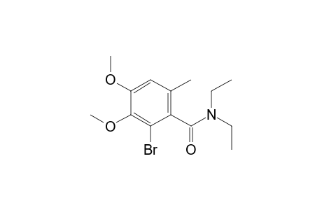 Benzamide, 2-bromo-N,N-diethyl-3,4-dimethoxy-6-methyl-