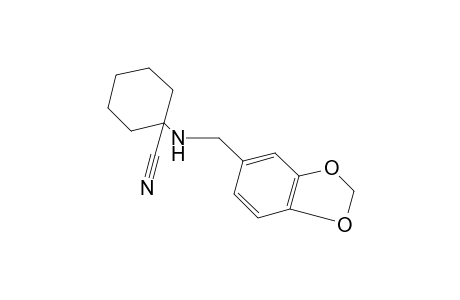 1-(p-piperonylamino)cyclohexanecarbonitrile