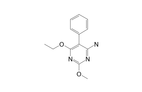 6-ETHOXY-2-METHOXY-5-PHENYLPYRIMIDIN-4-AMINE