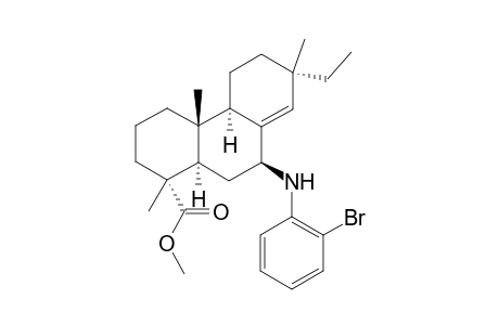 (1R,4aR,4bR,7S,9S,10aR)-Methyl 9-((2-bromophenyl)amino)-7-ethyl-1,4a,7-trimethyl-1,2,3,4,4a,4b,5,6,7,9,10,10a-dodecahydrophenanthrene-1-carboxylate