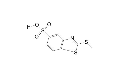 2-(methylthio)-5-benzothiazolesulfonic acid