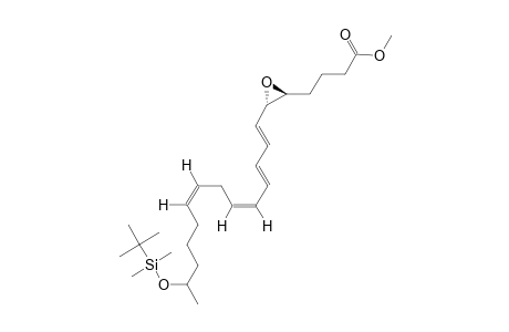 METHYL-19-(RS)-[(TERT.-BUTYLDIMETHYL)-SILYLOXY]-5(S),6(S)-EPOXY-ICOSA-7(E),9(E),11(Z),14(Z)-TETRAENOATE