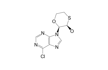 CIS-6-CHLORO-9-(3-HYDROXY-1-OXA-4-THIACYCLOHEXAN-2-YL)-9H-PURINE