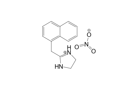 2-(1-naphthylmethyl)-4,5-dihydro-1H-imidazol-1-ium nitrate