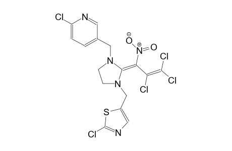 2-chloro-5-{[(2E)-3-[(2-chloro-1,3-thiazol-5-yl)methyl]-2-(2,3,3-trichloro-1-nitro-2-propenylidene)imidazolidinyl]methyl}pyridine