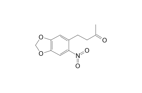 2-Butanone, 4-(6-nitro-1,3-benzodioxol-5-yl)-