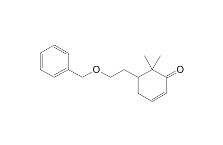 5-(2-Benzyloxyethyl)-6,6-dimethylcyclohex-2-enone