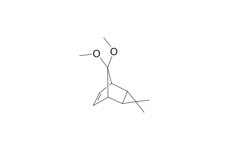 endo-8,8-Dimethoxy-3,3-dimethyltricyclo[3.2.11.0(2,4)]oct-6-ene