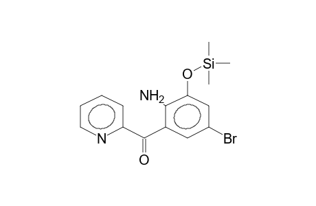 2-(2-AMI-3-HYDROXY-5-BROMOBENZOYL)PYRIDINE-TMS