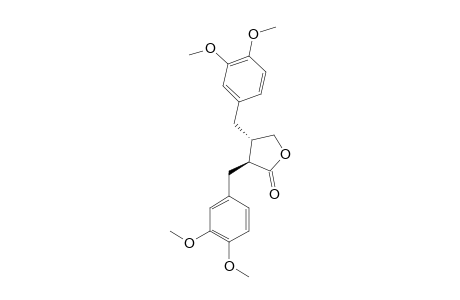 MATAIRESINOL-DIMETHYLETHER;3,4-BIS-[(3,4-DIMETHOXYPHENYL)-METHYL]-DIHYDRO-(3R-TRANS)-2(3H)-FURANONE