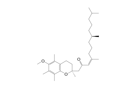 (R,Z)-1-((S)-6-methoxy-2,5,7,8-tetramethylchroman-2-yl)-4,8,12-trimethyltridec-3-en-2-one