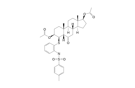 3-BETA,17-BETA-DIACETOXY-4-BETA-[2-(PARA-TOLUENESULFONYLAMINO)-THIOPHENYL]-5-BETA-ANDROSTAN-6-ONE