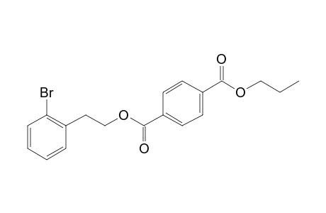 Terephthalic acid, 2-bromophenethyl propyl ester