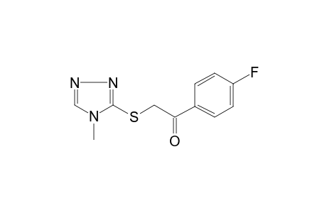 1-(4-Fluorophenyl)-2-[(4-methyl-4H-1,2,4-triazol-3-yl)sulfanyl]ethanone