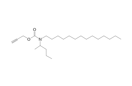 Carbonic acid, monoamide, N-(2-pentyl)-N-tetradecyl-, propargyl ester