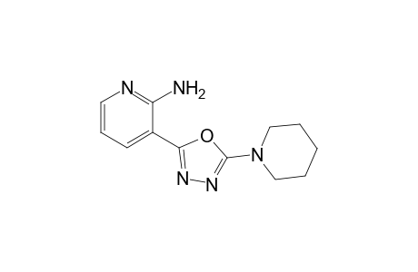 3-(5-piperidin-1-yl-1,3,4-oxadiazol-2-yl)pyridin-2-amine