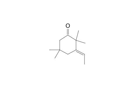 Cyclohexanone, 3-ethylidene-2,2,5,5-tetramethyl-