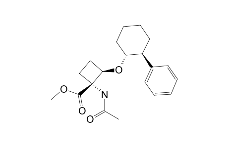 METHYL-(1R,2R,1'R,2'S)-1-ACETAMIDO-2-(2'-PHENYLCYCLOHEXYLOXY)-CYCLOBUTANE-1-CARBOXYLATE