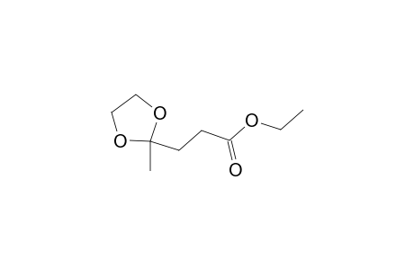 1,3-Dioxolane-2-propanoic acid, 2-methyl-, ethyl ester