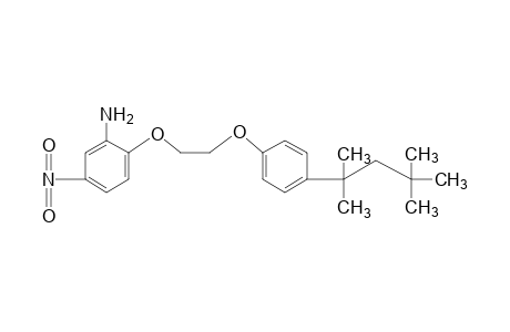 5-nitro-2-{2-[p-(1,1,3,3-tetramethylbutyl)phenoxy]ethoxy}aniline