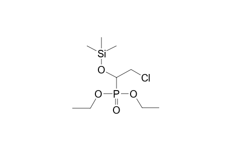 DIETHYL-ALPHA-TRIMETHYLSILYLOXY-BETA-CHLOROETHYLPHOSPHONATE