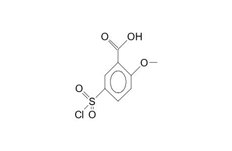 5-Chlorosulfonyl-O-anisic acid