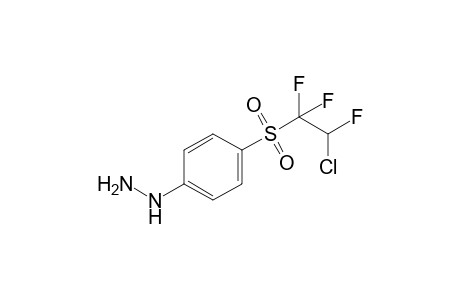 {p-[(2-chloro-1,1,2-trifluoroethyl)sulfonyl]phenyl}hydrazine