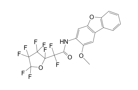 2,2-difluoro-2-(2,3,3,4,4,5,5-heptafluorotetrahydro-2-furanyl)-N-(2-methoxydibenzo[b,d]furan-3-yl)acetamide