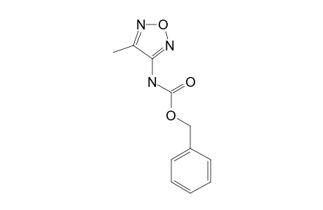 Benzyl 4-methyl-1,2,5-oxadiazol-3-ylcarbamate