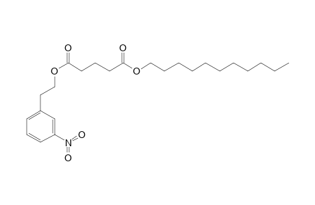 Glutaric acid, 3-nitrophenethyl undecyl ester