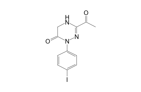 3-Acetyl-1-(4-iodophenyl)-4,5-dihydro-1H-[1,2,4]triazin-6-one