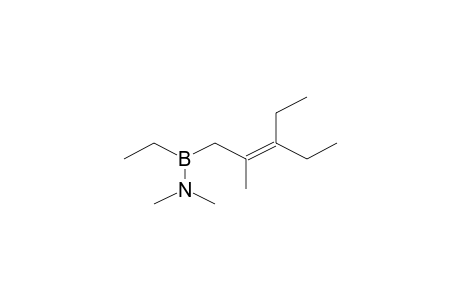 2-Pentene, 3-ethyl-2-methyl-1-[(dimethylamino)ethylboryl]-