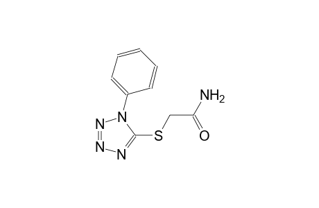1-phenyl-5-carbamoylmethylthio-1H-tetrazole