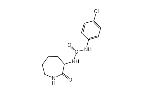 1-(p-chlorophenyl)-3-(hexahydro-2-oxo-1H-azepin-3-yl)urea