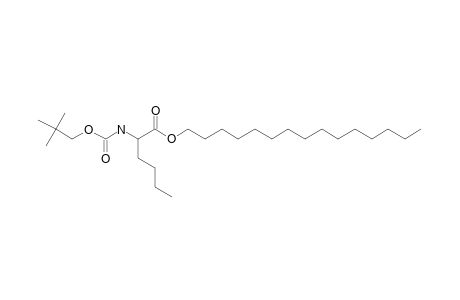 L-Norleucine, N-neopentyloxycarbonyl-, pentadecyl ester