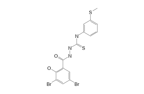 1-(3,5-dibromosalicyloyl)-4-[m-(methylthio)phenyl]-3-thiosemicarbazide