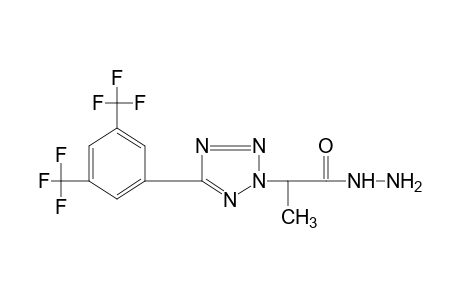 5-(alpha,alpha,alpha,alpha',alpha',alpha'-hexafluoro-3,5-xylyl)-alpha-methyl-2H-tetrazole-2-acetic acid, hydrazide