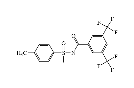 N-[3,5-bis(trifluoromethyl)benzoyl]-S-methyl-S-p-tolylsulfoximine