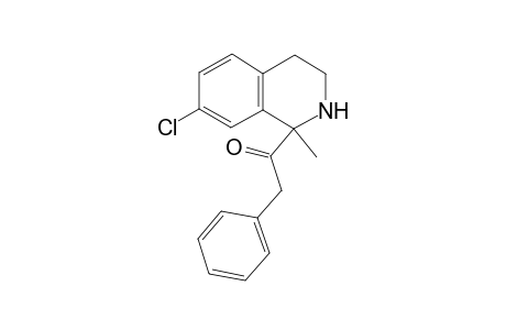 1-(7-Chloro-1-methyl-1,2,3,4-tetrahydroisoquinolin-1-yl)-2-phenylethan-1-one